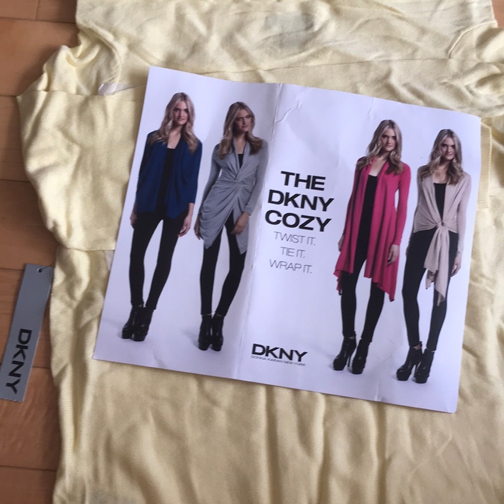 DKNY multiple ways sweater cardigan